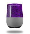 Decal Style Skin Wrap for Google Home Original - Folder Doodles Purple (GOOGLE HOME NOT INCLUDED)
