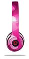 WraptorSkinz Skin Decal Wrap compatible with Beats Solo 2 and Solo 3 Wireless Headphones Bokeh Squared Hot Pink (HEADPHONES NOT INCLUDED)