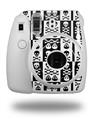 WraptorSkinz Skin Decal Wrap compatible with Fujifilm Mini 8 Camera Skull And Crossbones Pattern Bw (CAMERA NOT INCLUDED)