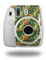 WraptorSkinz Skin Decal Wrap compatible with Fujifilm Mini 8 Camera Famingos and Flowers Sage Green (CAMERA NOT INCLUDED)