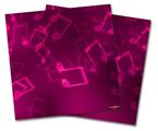 WraptorSkinz Vinyl Craft Cutter Designer 12x12 Sheets Bokeh Music Hot Pink - 2 Pack