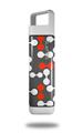 Skin Decal Wrap for Clean Bottle Square Titan Plastic 25oz Locknodes 04 Red (BOTTLE NOT INCLUDED)