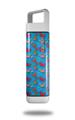 Skin Decal Wrap for Clean Bottle Square Titan Plastic 25oz Crabs and Shells Blue Medium (BOTTLE NOT INCLUDED)