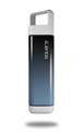Skin Decal Wrap for Clean Bottle Square Titan Plastic 25oz Smooth Fades Blue Dust Black (BOTTLE NOT INCLUDED)