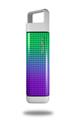 Skin Decal Wrap for Clean Bottle Square Titan Plastic 25oz Faded Dots Purple Green (BOTTLE NOT INCLUDED)