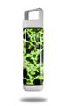 Skin Decal Wrap for Clean Bottle Square Titan Plastic 25oz Electrify Green (BOTTLE NOT INCLUDED)