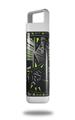Skin Decal Wrap for Clean Bottle Square Titan Plastic 25oz Baja 0023 Lime Green (BOTTLE NOT INCLUDED)