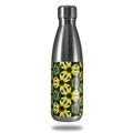 Skin Decal Wrap for RTIC Water Bottle 17oz Daisies Yellow (BOTTLE NOT INCLUDED)