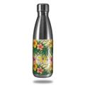 Skin Decal Wrap for RTIC Water Bottle 17oz Beach Flowers 02 Yellow Sunshine (BOTTLE NOT INCLUDED)