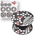 Decal Style Vinyl Skin Wrap 3 Pack for PopSockets Locknodes 04 Pink (POPSOCKET NOT INCLUDED)