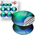 Decal Style Vinyl Skin Wrap 3 Pack for PopSockets Bent Light Seafoam Greenish (POPSOCKET NOT INCLUDED)
