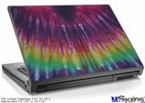 Laptop Skin (Large) - Tie Dye Red and Purple Stripes