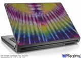 Laptop Skin (Large) - Tie Dye Pink and Yellow Stripes