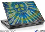 Laptop Skin (Large) - Tie Dye Peace Sign Swirl