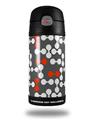 Skin Decal Wrap for Thermos Funtainer 12oz Bottle Locknodes 04 Red (BOTTLE NOT INCLUDED) by WraptorSkinz
