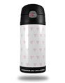 Skin Decal Wrap for Thermos Funtainer 12oz Bottle Hearts Pink (BOTTLE NOT INCLUDED) by WraptorSkinz