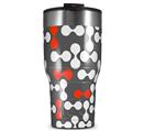 WraptorSkinz Skin Wrap compatible with 2017 and newer RTIC Tumblers 30oz Locknodes 04 Red (TUMBLER NOT INCLUDED)
