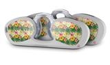 Decal Style Vinyl Skin Wrap 2 Pack for Nooz Glasses Rectangle Case Beach Flowers 02 Yellow Sunshine (NOOZ NOT INCLUDED) by WraptorSkinz