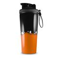 Skin Wrap Decal for IceShaker 2nd Gen 26oz Ripped Colors Black Orange (SHAKER NOT INCLUDED)