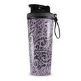 Skin Wrap Decal for IceShaker 2nd Gen 26oz Folder Doodles Lavender (SHAKER NOT INCLUDED)