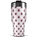 Skin Wrap Decal for 2017 RTIC Tumblers 40oz Kearas Daisies Diffuse Glow Pink (TUMBLER NOT INCLUDED)