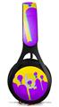 WraptorSkinz Skin Decal Wrap compatible with Beats EP Headphones Drip Purple Yellow Teal Skin Only HEADPHONES NOT INCLUDED