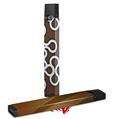 Skin Decal Wrap 2 Pack for Juul Vapes Locknodes 03 Chocolate Brown JUUL NOT INCLUDED