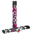 Skin Decal Wrap 2 Pack for Juul Vapes Locknodes 03 Hot Pink (Fuchsia) JUUL NOT INCLUDED