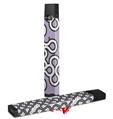Skin Decal Wrap 2 Pack for Juul Vapes Locknodes 03 Lavender JUUL NOT INCLUDED