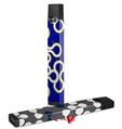 Skin Decal Wrap 2 Pack for Juul Vapes Locknodes 03 Royal Blue JUUL NOT INCLUDED