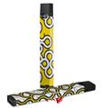 Skin Decal Wrap 2 Pack for Juul Vapes Locknodes 03 Yellow JUUL NOT INCLUDED