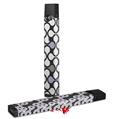 Skin Decal Wrap 2 Pack for Juul Vapes Locknodes 05 Lavender JUUL NOT INCLUDED