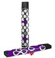 Skin Decal Wrap 2 Pack for Juul Vapes Locknodes 05 Purple JUUL NOT INCLUDED
