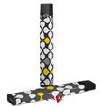 Skin Decal Wrap 2 Pack for Juul Vapes Locknodes 05 Yellow JUUL NOT INCLUDED