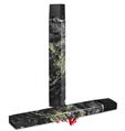 Skin Decal Wrap 2 Pack compatible with Juul Vapes Marble Granite 03 Black JUUL NOT INCLUDED