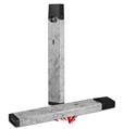Skin Decal Wrap 2 Pack compatible with Juul Vapes Marble Granite 09 White Gray JUUL NOT INCLUDED