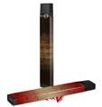 Skin Decal Wrap 2 Pack for Juul Vapes Exotic Wood Pommele Sapele Burst Dark Mocha JUUL NOT INCLUDED