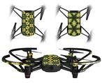 Skin Decal Wrap 2 Pack for DJI Ryze Tello Drone Daisies Yellow DRONE NOT INCLUDED