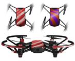 Skin Decal Wrap 2 Pack for DJI Ryze Tello Drone Paint Blend Red DRONE NOT INCLUDED