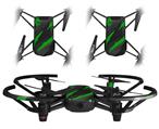 Skin Decal Wrap 2 Pack for DJI Ryze Tello Drone Jagged Camo Green DRONE NOT INCLUDED