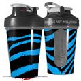 Decal Style Skin Wrap works with Blender Bottle 20oz Zebra Blue (BOTTLE NOT INCLUDED)