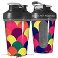Decal Style Skin Wrap works with Blender Bottle 20oz Brushed Cirlces Multi Dark (BOTTLE NOT INCLUDED)