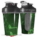 Decal Style Skin Wrap works with Blender Bottle 20oz Bokeh Music Green (BOTTLE NOT INCLUDED)