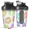 Decal Style Skin Wrap works with Blender Bottle 20oz Rainbow Lips White (BOTTLE NOT INCLUDED)