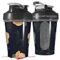 Decal Style Skin Wrap works with Blender Bottle 20oz Poppy Orange Navy (BOTTLE NOT INCLUDED)