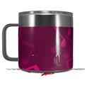 Skin Decal Wrap for Yeti Coffee Mug 14oz Bokeh Music Hot Pink - 14 oz CUP NOT INCLUDED by WraptorSkinz