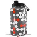 Skin Decal Wrap for Yeti 1 Gallon Jug Locknodes 04 Red - JUG NOT INCLUDED by WraptorSkinz