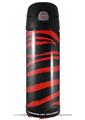 Skin Decal Wrap for Thermos Funtainer 16oz Bottle Zebra Red (BOTTLE NOT INCLUDED) by WraptorSkinz