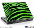 Laptop Skin (Small) - Zebra Green