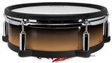 Skin Wrap works with Roland vDrum Shell PD-128 Drum Smooth Fades Bronze Black (DRUM NOT INCLUDED)
